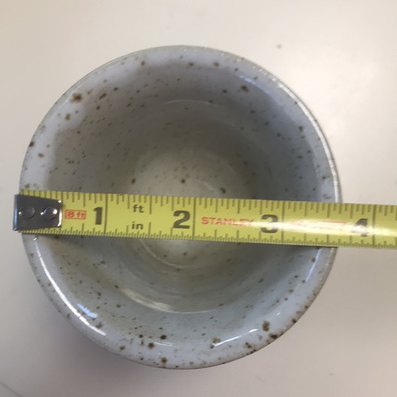 Vintage Studio Pottery Goblet/Chalice with Leaf Design - Picture 5 of 6